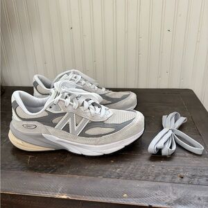 New Balance 990v6 light gray Marblehead M7 W 8.5/9 unisex EUC